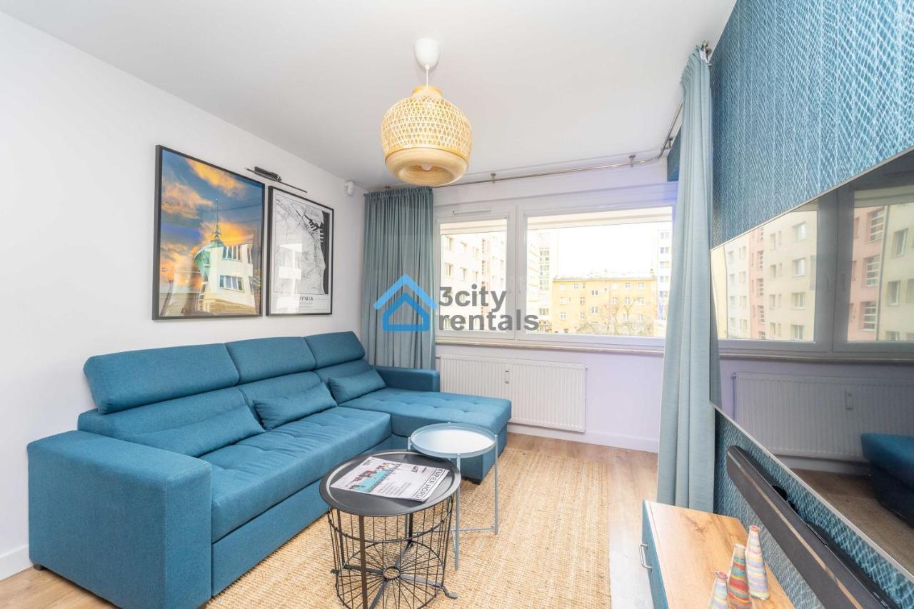 Bright And Blue 3City Apartment With Balcony In Gdynia By Noclegi Renters Exterior photo