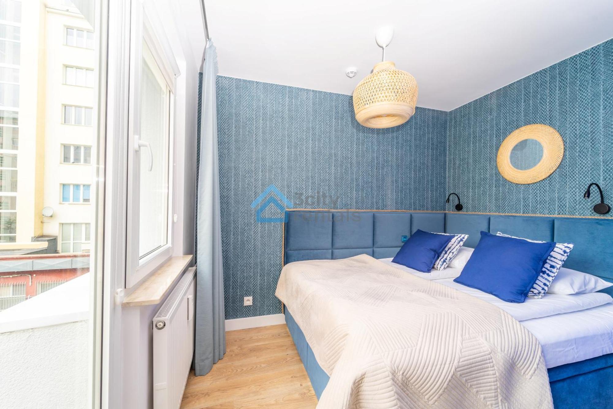 Bright And Blue 3City Apartment With Balcony In Gdynia By Noclegi Renters Exterior photo